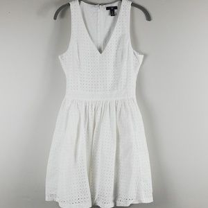 GAP Eyelet Fit & Flare Dress